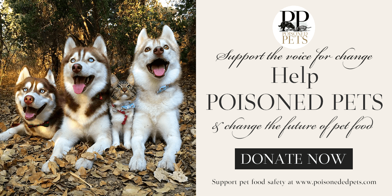 poisoned pets donate banner for food safety aafco conference plea