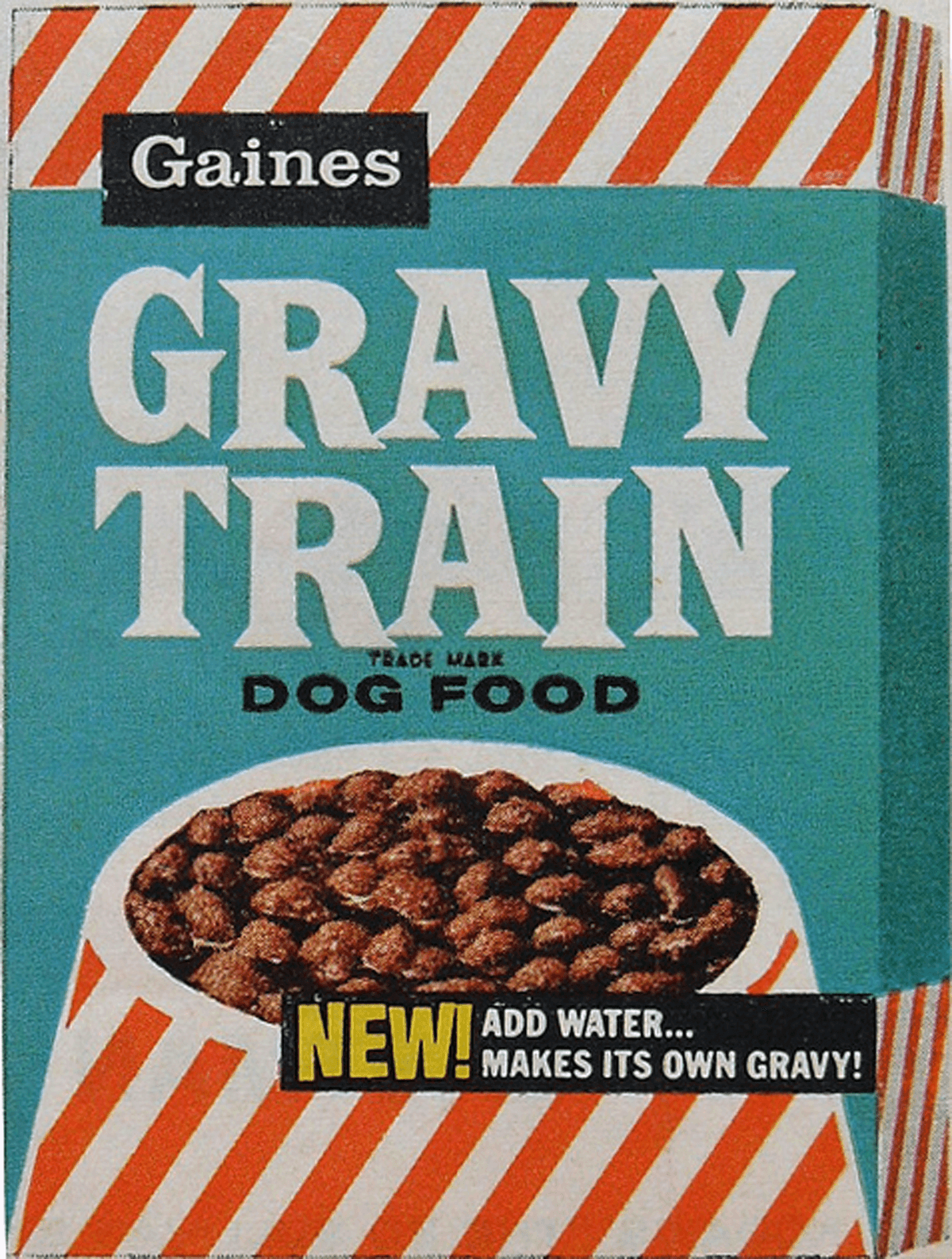 vintage gravy train box dog food