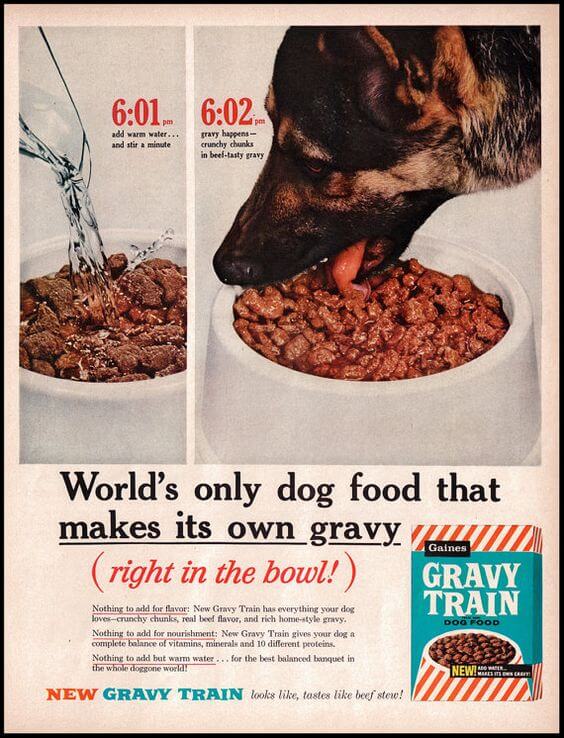 old gravy train ad